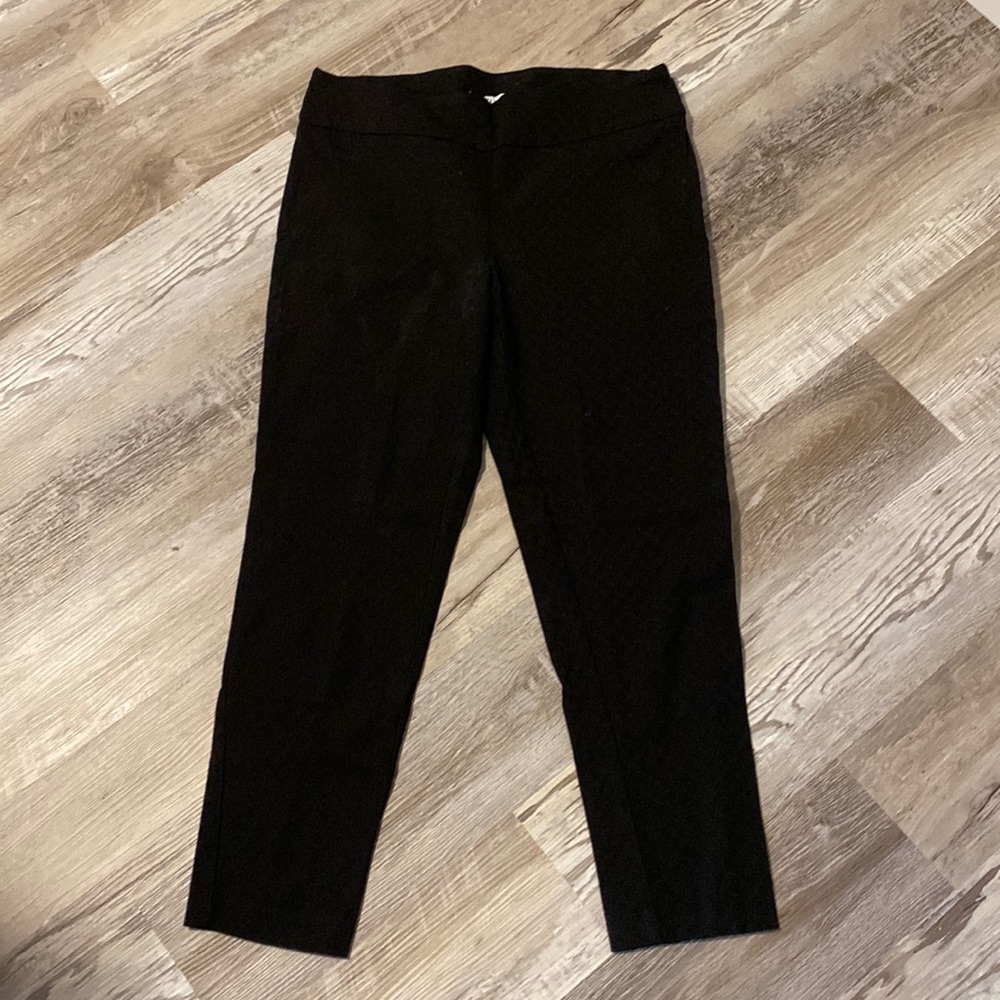 CATO Womens Capri Black Pants
